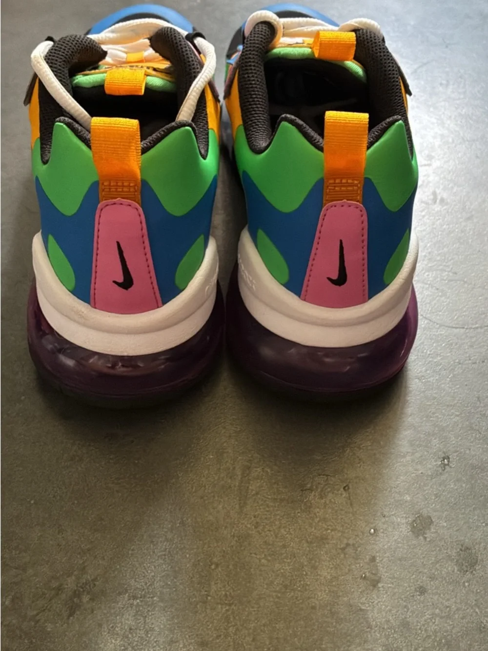Nike Kids Colorblock Sneakers - Blue, Yellow & Pink